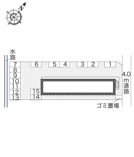 ★手数料０円★西尾市今川町 月極駐車場